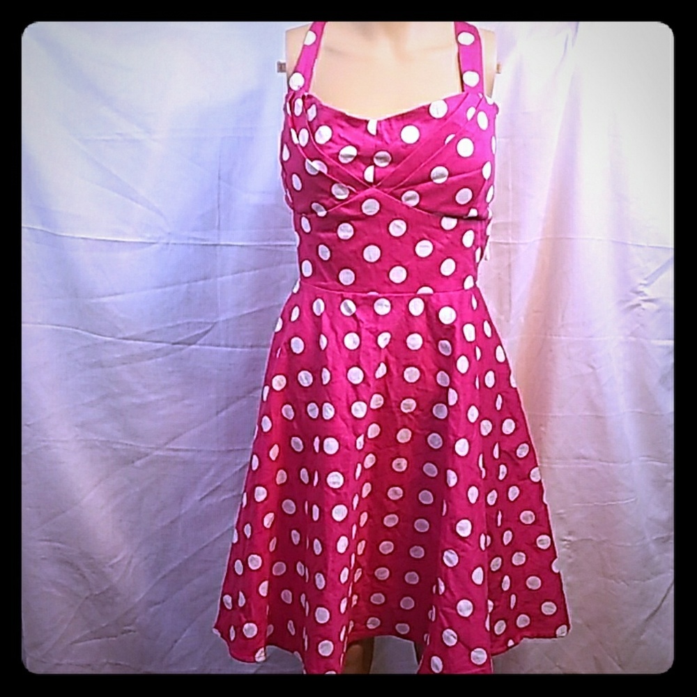 Polka dot dress size 2xl
